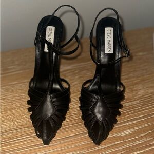 Steve Madden Cage T-Strap Heels - Size 8